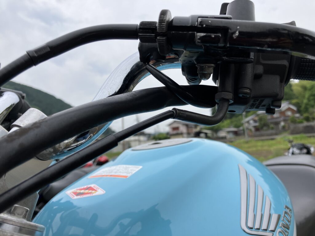 VTR250の折れたチョークケーブル