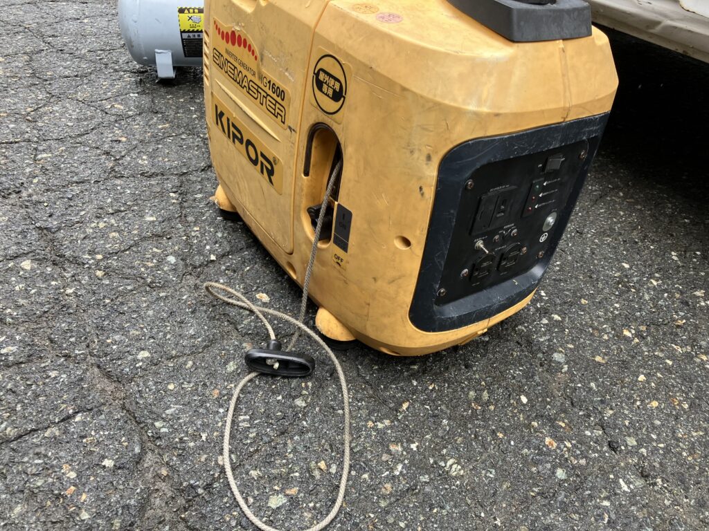 また壊れた発電機