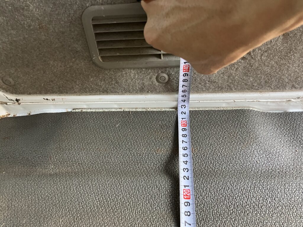 スクラム荷台の一番広い部分