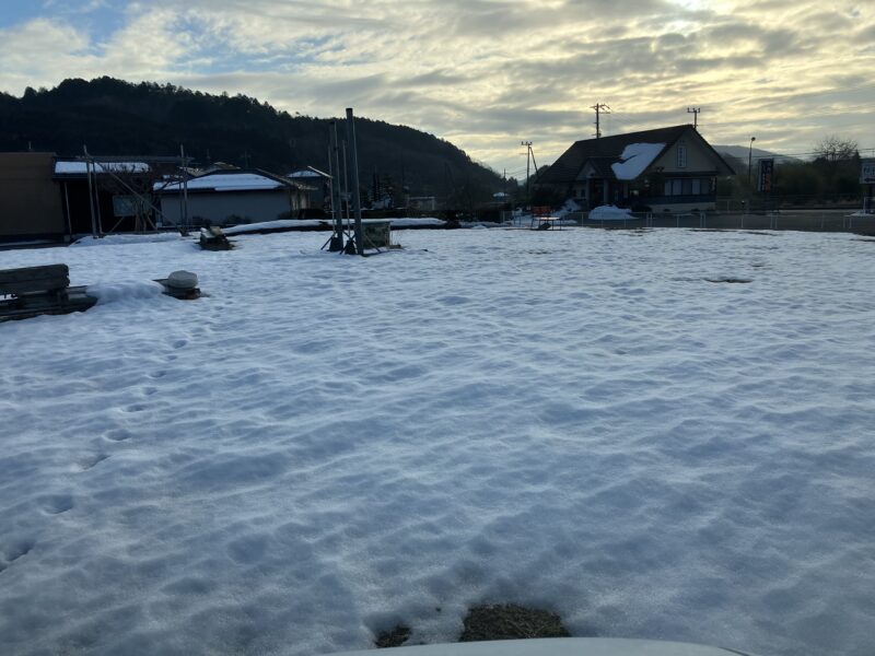 一面の雪景色